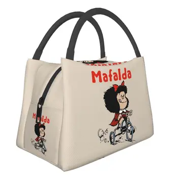 Изготовленный На Заказ Велосипед Mafalda 3 Колеса Ланч-Сумка Женская Теплый Кулер Изолированные Ланч-Боксы для Офисных Путешествий