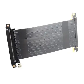 185 мм проводка PCIe 3.0 x16 от 16X до 16X подходит для корпуса материнской платы ITX A4 Двойной обратный удлинитель видеокарты 18,5 см