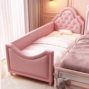 Покрывала принцессы Полный комплект Детский Органайзер Замок Современная Роскошная кровать Модные Матрасы Lit Enfants Filles Мебель для спальни