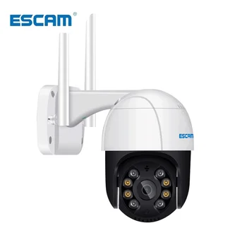 ESCAM QF218 1080P Панорамирование/наклон AI Обнаружение Гуманоидов Облачное хранилище Водонепроницаемая WiFi IP-камера с двухсторонними камерами видеонаблюдения