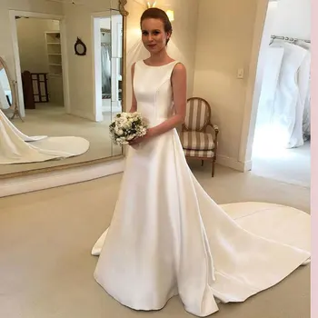 2021 халат атласный длинный свадебное платье для вечеринки Robe De Soiree longue простой халат для будущей невесты атласное платье халат сексуальный