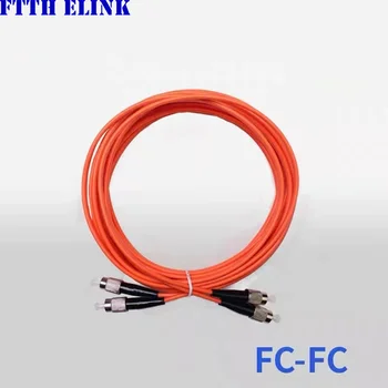 20шт волоконно-оптический патчкорд FC-FC Дуплексный многомодовый 3,0 мм OM1 62,5/125um кабель оптоволоконная перемычка бесплатная доставка ELINK