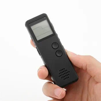 Цифровой диктофон на большие расстояния, запись звука одним ключом, MP3-диктофон, Шумоподавление, MP3 WAV проигрыватель 128 Кбит/с