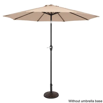9-футовый центральный зонт, водонепроницаемый складной зонт, верхний цвет [на складе в США]